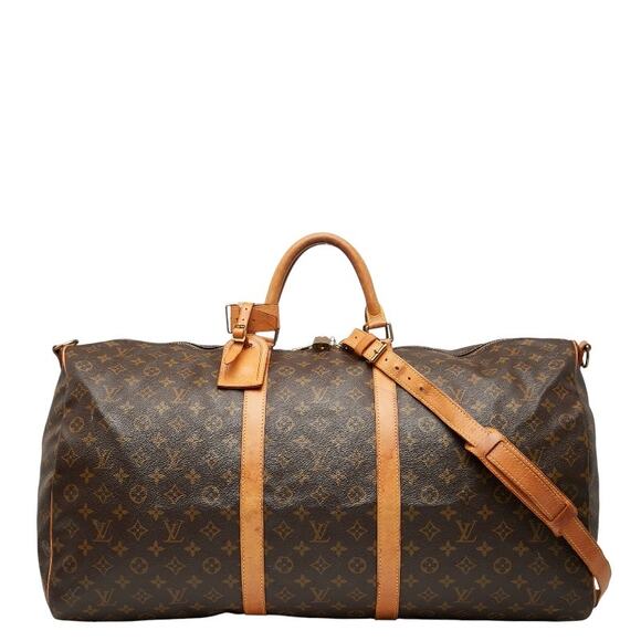 Louis Vuitton Monogram Keepall Bandouliere 60 Boston Bag M41412 - Picture 1 of 15